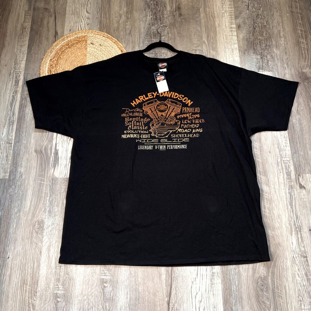 HARLEY-DAVIDSON Vtg 1997 Mississippi Mens Graphic T-shirt NWT